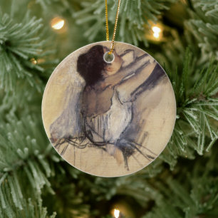 De danser van Edgar Degas,  Ballerina Art Keramisch Ornament