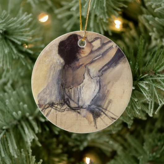 De danser van Edgar Degas,  Ballerina Art Keramisch Ornament (Boom)