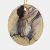 De danser van Edgar Degas,  Ballerina Art Keramisch Ornament (Links)