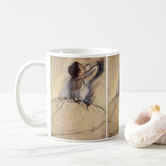 De danser van Edgar Degas,  Ballerina Art Koffiemok (Met donut)