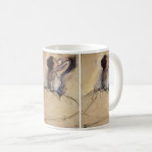 De danser van Edgar Degas,  Ballerina Art Koffiemok (Voorkant rechts)