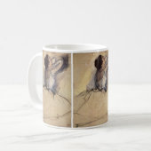 De danser van Edgar Degas,  Ballerina Art Koffiemok (Voorkant links)