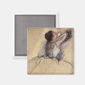 De danser van Edgar Degas,  Ballerina Art Magneet (Voorkant / Achterkant)