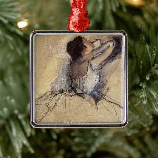 De danser van Edgar Degas,  Ballerina Art Metalen Ornament (Boom)