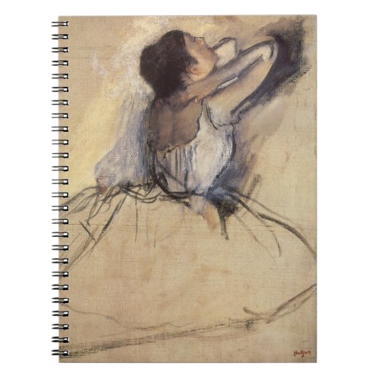 De danser van Edgar Degas,  Ballerina Art Notitieboek (Voorkant)