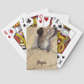 De danser van Edgar Degas,  Ballerina Art Pokerkaarten (Achterkant)