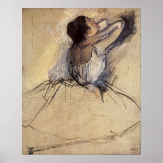 De danser van Edgar Degas,  Ballerina Art Poster (Voorkant)