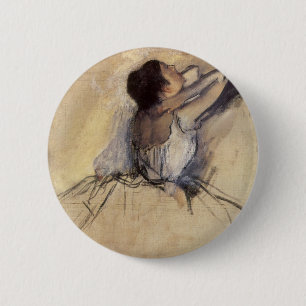 De danser van Edgar Degas,  Ballerina Art Ronde Button 5,7 Cm
