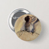 De danser van Edgar Degas,  Ballerina Art Ronde Button 5,7 Cm (Voorkant /achterkant)