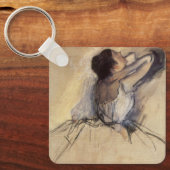 De danser van Edgar Degas,  Ballerina Art Sleutelhanger (Voorkant)