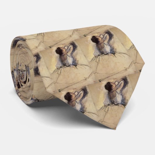 De danser van Edgar Degas, Ballerina Art Stropdas (Opgerold)