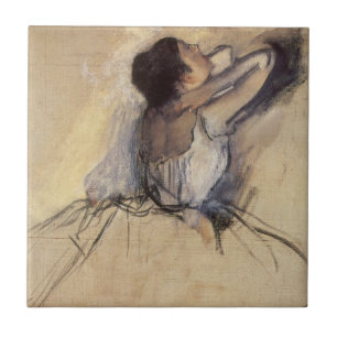De danser van Edgar Degas,  Ballerina Art Tegeltje