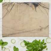 De danser van Edgar Degas,  Ballerina Art Theedoek (Gevouwen)