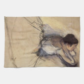 De danser van Edgar Degas,  Ballerina Art Theedoek (Horizontaal)