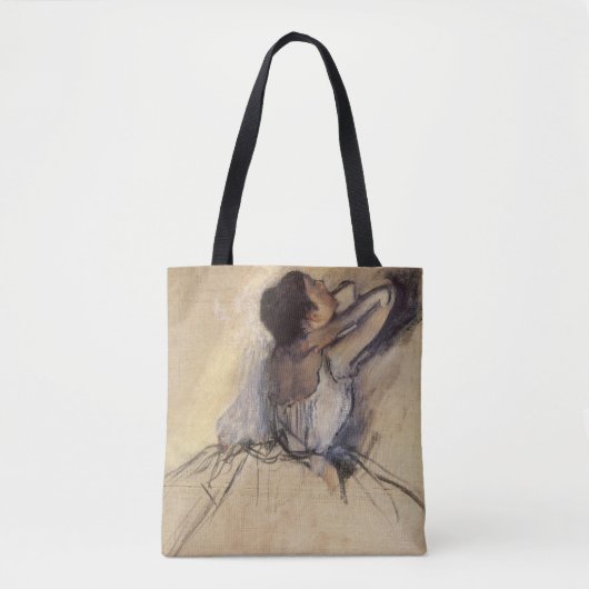 De danser van Edgar Degas, Ballerina Art Tote Bag (Voorkant)