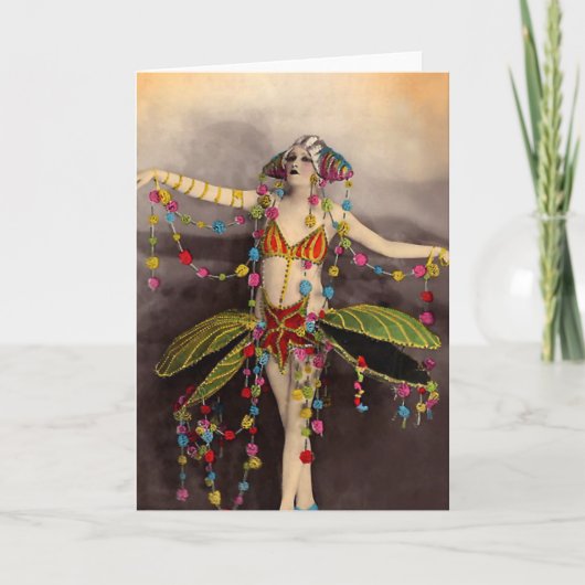 De Danser van het Casino van Parisienne Kaart (Voorkant)