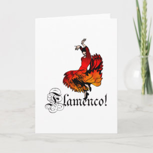 De Danser van het flamenco Kaart