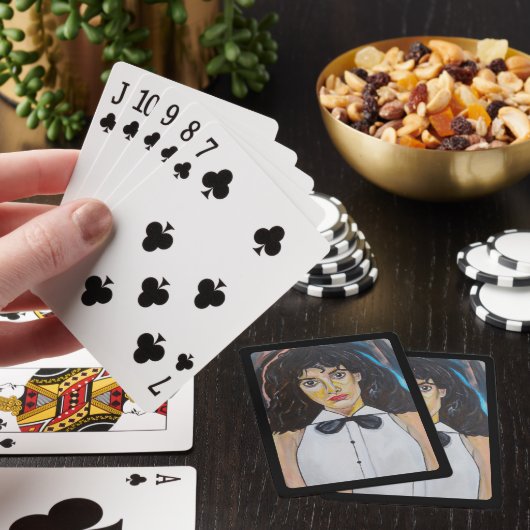 De danseres geschilderd door Alfred Fox Pokerkaarten (Insitu)