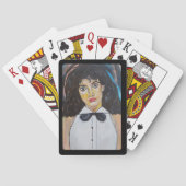 De danseres geschilderd door Alfred Fox Pokerkaarten (Achterkant)