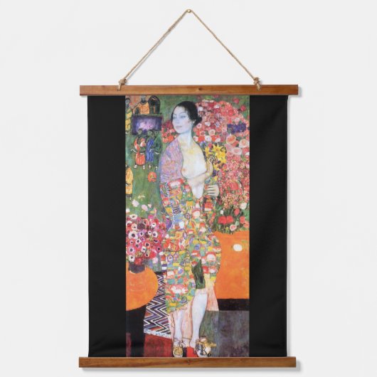De danseres, Gustav Klimt Hangend Wandkleed (Voorkant)
