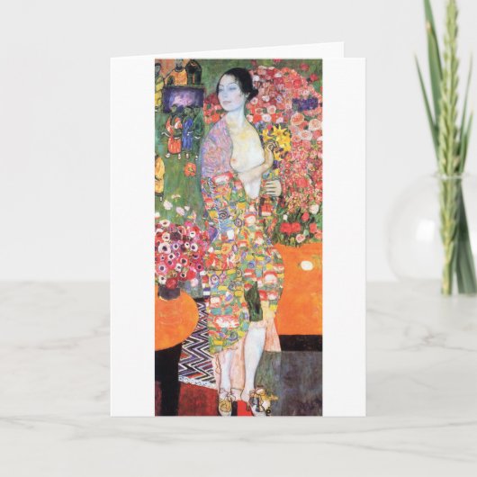 De danseres, Gustav Klimt Kaart (Voorkant)