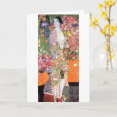 De danseres, Gustav Klimt Kaart (Gele Bloem)