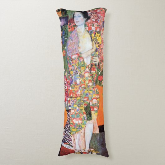 De danseres, Gustav Klimt Lichaamskussen (Voorkant Verticaal)