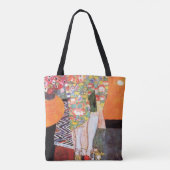 De danseres, Gustav Klimt Tote Bag (Achterkant)