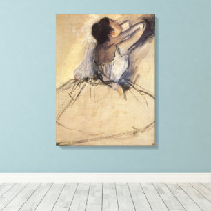 De danseres van Edgar Degas, Vintage Ballerina Kun Canvas Afdruk