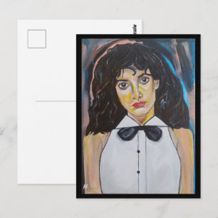 De dansereschilderij door Alfred Fox Briefkaart