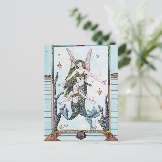 De dansers briefkaart (Staand voorkant)