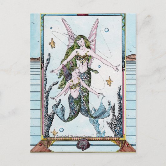 De dansers briefkaart (Voorkant)