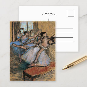 De dansers   Briefkaart Edgar Degas
