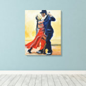 De dansers canvas afdruk (Insitu (Houten vloer))