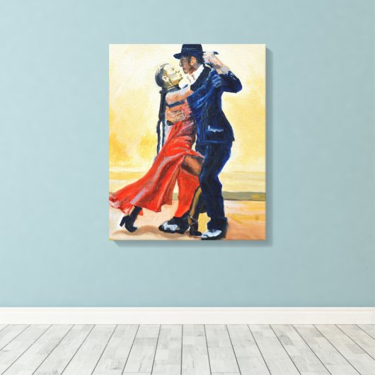 De dansers canvas afdruk (Insitu (Houten vloer))