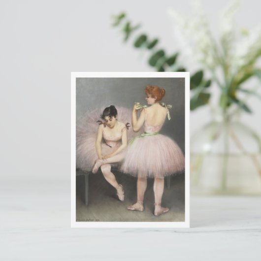 De dansers Pierre Carrier-Belleuse Briefkaart (Staand voorkant)