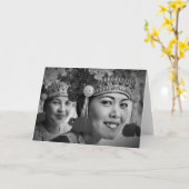 De Dansers van Barong, Bali Kaart (Gele Bloem)