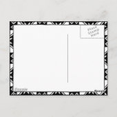 De Dansers van de balzaal met Paraplu Briefkaart (Achterkant)