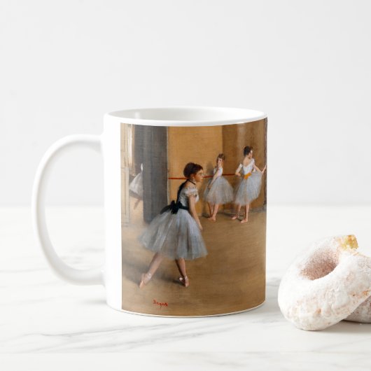 De dansfoyer bij de opera van Edgar Degas Koffiemok (Met donut)