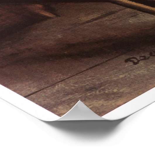 De dansklasse, 1874 - Edgar Degas Poster (Hoek)