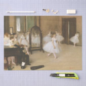 De dansklasse (ca. 1870) die Edgar Degas schildert Tissuepapier (Craft)