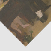 De dansklasse door Edgar Degas Tissuepapier (Detail)