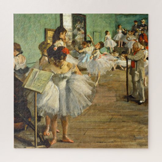 De dansklasse Edgar Degas 1874 Legpuzzel (Verticaal)