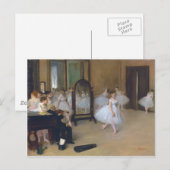 De dansklasse - Edgar Degas Briefkaart (Voorkant / Achterkant)