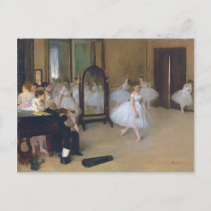 De dansklasse - Edgar Degas Briefkaart