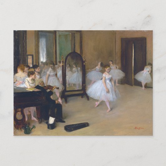 De dansklasse - Edgar Degas Briefkaart (Voorkant)