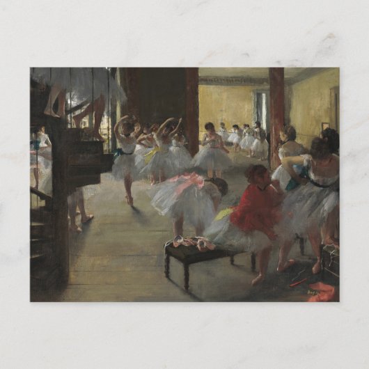 De dansklasse | Edgar Degas Briefkaart (Voorkant)