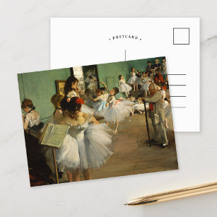 De dansklasse   Edgar Degas Briefkaart