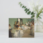 De dansklasse. Edgar Degas Briefkaart (Staand voorkant)