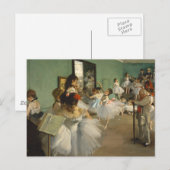 De dansklasse. Edgar Degas Briefkaart (Voorkant / Achterkant)